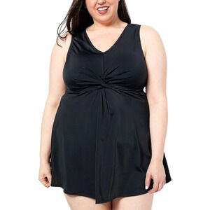 AmberNoon II by Dr. Erum Ilyas UPF50 Swim Dress/Brief Black - Regular